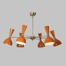 Lustre laiton milieu d'occasion  Expédié en France