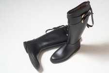 Botas de chuva femininas Burberry de borracha preta no joelho tamanho UE 41 / EUA 11 comprar usado  Enviando para Brazil