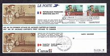 Canadá - 1984 - 450º Aniversário da Viagem de Cartier, Edição Conjunta com a França, usado comprar usado  Enviando para Brazil