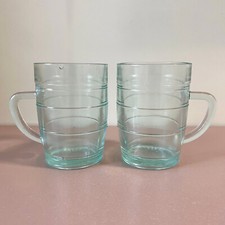 Par de canecas de cerveja soviéticas vintage vidro verde 0,5 litros década de 1970 URSS pub barware retrô comprar usado  Enviando para Brazil