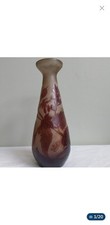Vase signé GALLE Décor de végétaux dégagés à l'acide, używany na sprzedaż  Wysyłka do Poland