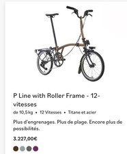 Vélo brompton vitesses d'occasion  Melun