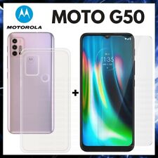 Usado, COVER TRASPARENTE + PELLICOLA VETRO TEMPERATO PER MOTOROLA MOTO G50 CUSTODIA TPU comprar usado  Enviando para Brazil