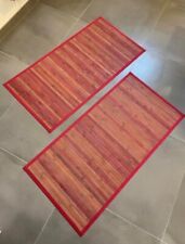 Tappeti bamboo rossi usato  Galatina