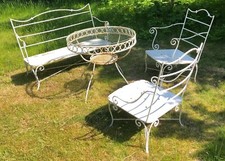 Gartenmöbel sitzgruppe shabby gebraucht kaufen  Hamburg