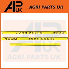 Używany, Zestaw naklejek na kaptur Maska Zestaw Emblemat Transfery do ciągnika John Deere 1630 na sprzedaż  Wysyłka do Poland