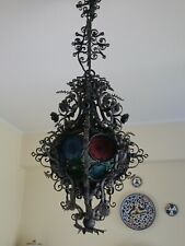 Lampadario ferro battuto usato  Latina