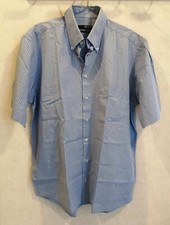 Chemisette bleue coton d'occasion  Bourg-de-Thizy