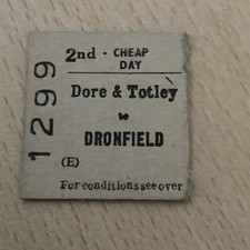Half. railway. ticket for sale  SHIFNAL