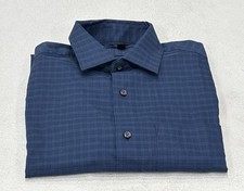 Usado, Camisa social masculina slim fit sem ferro Banana Republic, azul escuro, tamanho M comprar usado  Enviando para Brazil