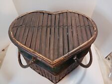 Vintage heart shaped for sale  Delta