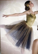 Fantasia de balé tutu romântico nova sem etiquetas saia de tule azul marinho dourado lobo de veludo pequeno adulto comprar usado  Enviando para Brazil