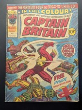 Captain britain comic for sale  READING