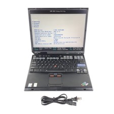 Vintage IBM ThinkPad T30 14.1" Laptop Pentium 4M 1GB RAM 40GB Boot/BIOS Parts, używany na sprzedaż  Wysyłka do Poland