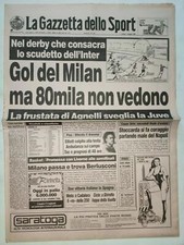 Usado, GAZZETTA DELLO SPORT 1 MAGGIO 1989 ALEMAO CESENA SKORO INTER-MILAN ATALANTA comprar usado  Enviando para Brazil