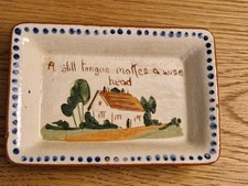 Motto ware dish for sale Motto ware dish for sale  ABERGAVENNY