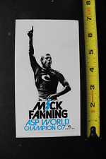 Adesivo vintage para surf Rip Curl Mick Fanning ASP World Champion 2007 Shark V44B comprar usado  Enviando para Brazil