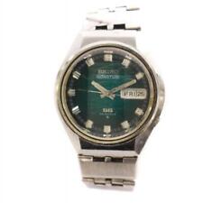 Seiko 5Actus Relógio Vintage Antigo Corda Automática 21 Joias Mostrador Verde 3 Lados, usado comprar usado  Enviando para Brazil