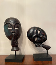African wooden face for sale  BANCHORY