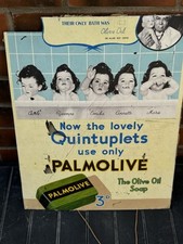 Palmolive cardboard sign for sale  LEEDS