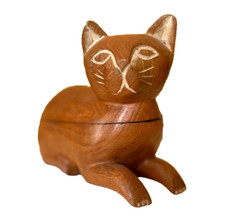 Vtg wooden cat for sale  Raleigh