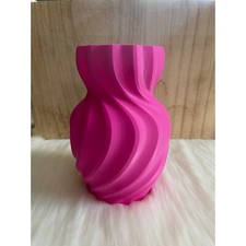 Vaso plástico rosa impresso em 3D 6" ~ Novo, usado comprar usado  Enviando para Brazil
