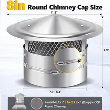 Queyaam inch chimney for sale  Texarkana