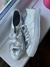 Ladies silver canvas for sale  MANCHESTER