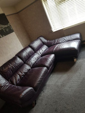 Furniture village leather for sale  SHEERNESS