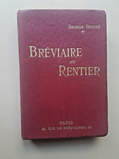 Bréviaire rentier georges d'occasion  Besançon
