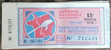 Carnet billets loterie d'occasion  Aunay-sur-Odon