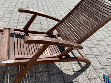 Liegestuhl sonnenliege teak gebraucht kaufen  Eisenhüttenstadt