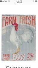 Tin sign fresh for sale  Covington