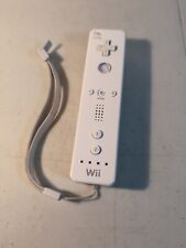 Controle Nintendo WII fabricante de equipamento original com alça de pulso TESTADO funcionando branco sem placa traseira, usado comprar usado  Enviando para Brazil
