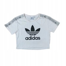 ADIDAS Koszulka Crop Top Damska Lampas Logo r. L, używany na sprzedaż  PL