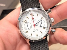 Relógio de pulso masculino 21 zuan 1963 chrono edição clássica mostrador branco estrela vermelha comprar usado  Enviando para Brazil