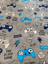 Cobertor de lã poliéster 49 x 61 controle de videogame infantil comprar usado  Enviando para Brazil