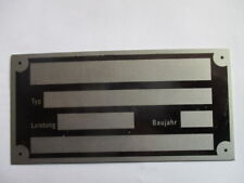 Ldtimer schild typenschild gebraucht kaufen Ldtimer schild typenschild gebraucht kaufen  Deutschland