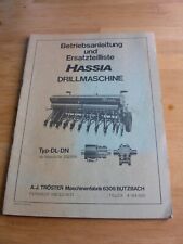 Betriebsanleitung ersatzteilli gebraucht kaufen  Nordenham