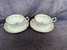 Gilt porcelain antique for sale  LEVEN