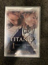 DVD à prova de fotos assinado Kate Winslet Titanic filme  comprar usado  Enviando para Brazil