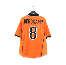 Camisa de futebol 1998/00 BERGKAMP #8 Holanda vintage Nike Home (XL) Arsenal comprar usado  Enviando para Brazil