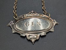 silver decanter label for sale  YORK