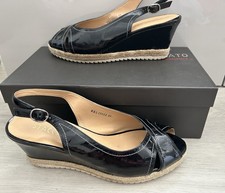 Ladies black patent for sale  EMSWORTH