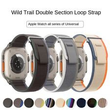 Pulseira de relógio esportivo de náilon loopback para Apple Iwatch9 8 7 6 5 4 3 2 38/40/42/45 49mm, usado comprar usado  Enviando para Brazil