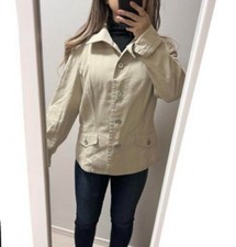 Trench coat feminino BURBERRY LONDON branco tamanho 44/EUA:L autêntico comprar usado  Enviando para Brazil