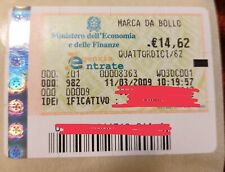 Marca bollo telematica usato  Venezia