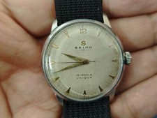 Relógio antigo vintage raro Seiko exclusivo funciona suavemente comprar usado  Enviando para Brazil