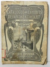 Catálogo de expositores 1904, Exposición Universal, San Luis, Departamento B (Artes) segunda mano  Embacar hacia Mexico