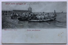 Cartolina nettuno spiaggia usato  Roma